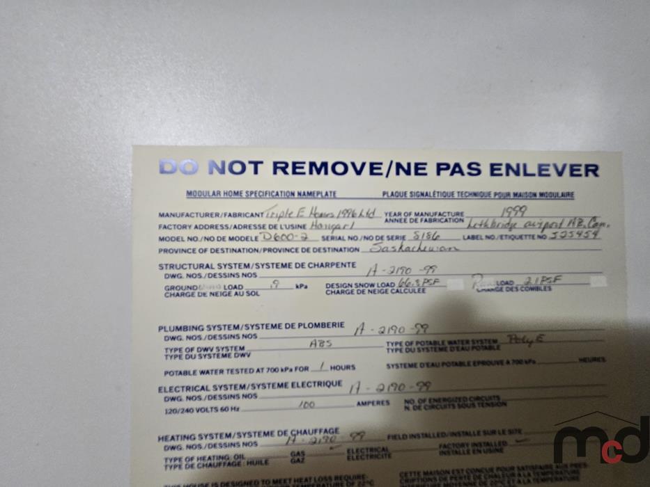 Mobile Home 17 Sycamore Drive Sunset Estates Saskatoon